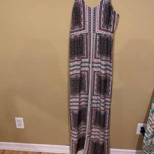 Silk maxi dress